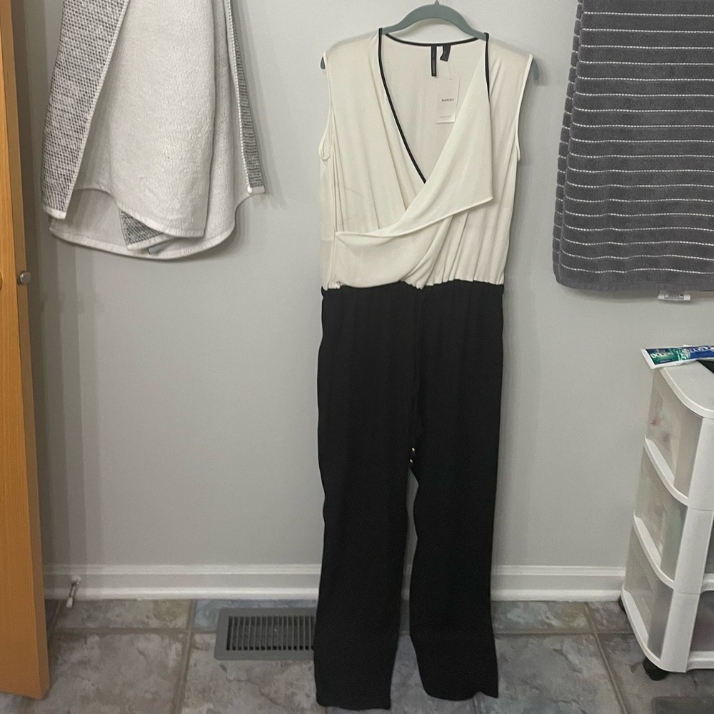 New black and white jumpsuit